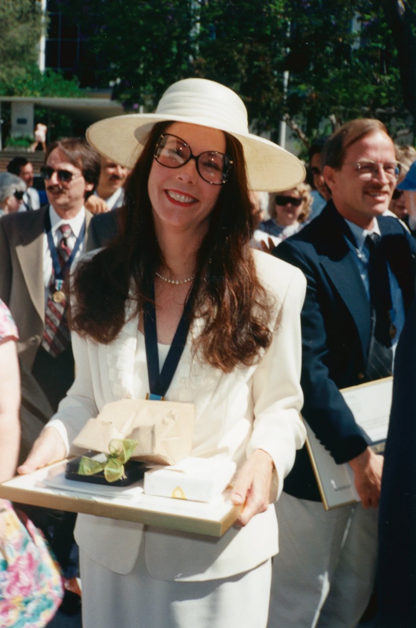 Merle receiving NASA award 1988 2